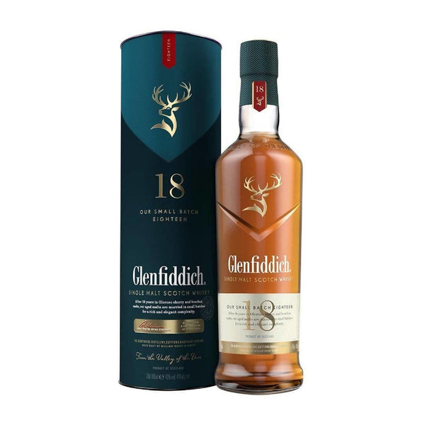 Glenfiddich 18 Year Old Single Malt Whisky 70cl