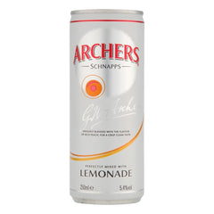 Archers Peach Lemonade 12 x 250ml
