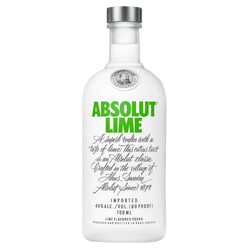 Absolut Lime Vodka 70cl
