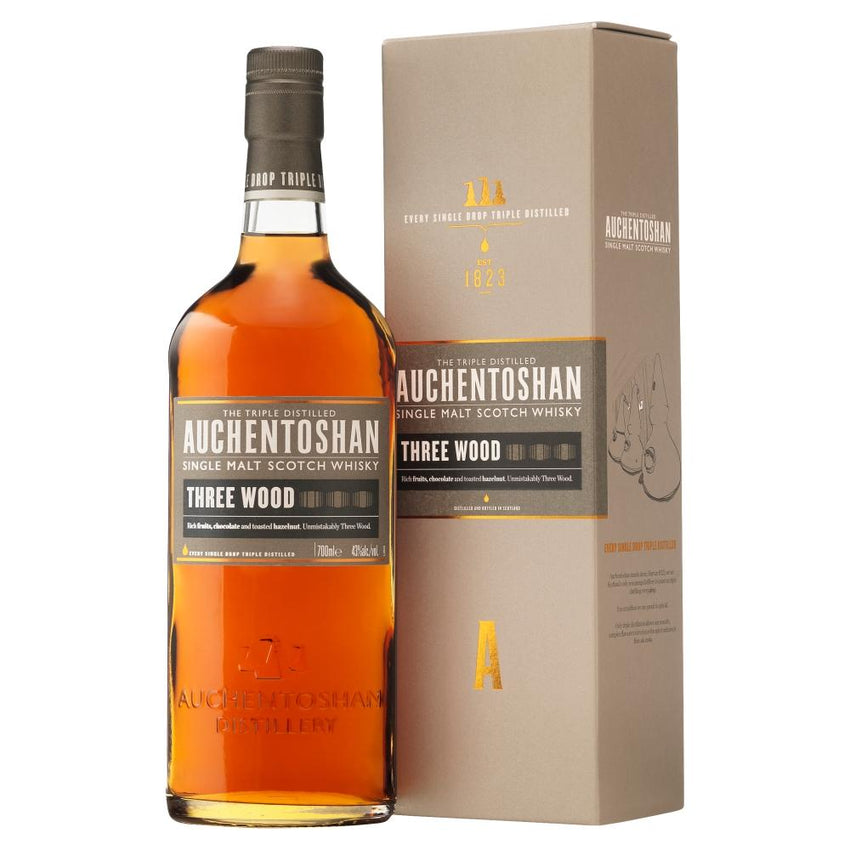 Auchentoshan Three Wood Single Malt Whisky 70cl