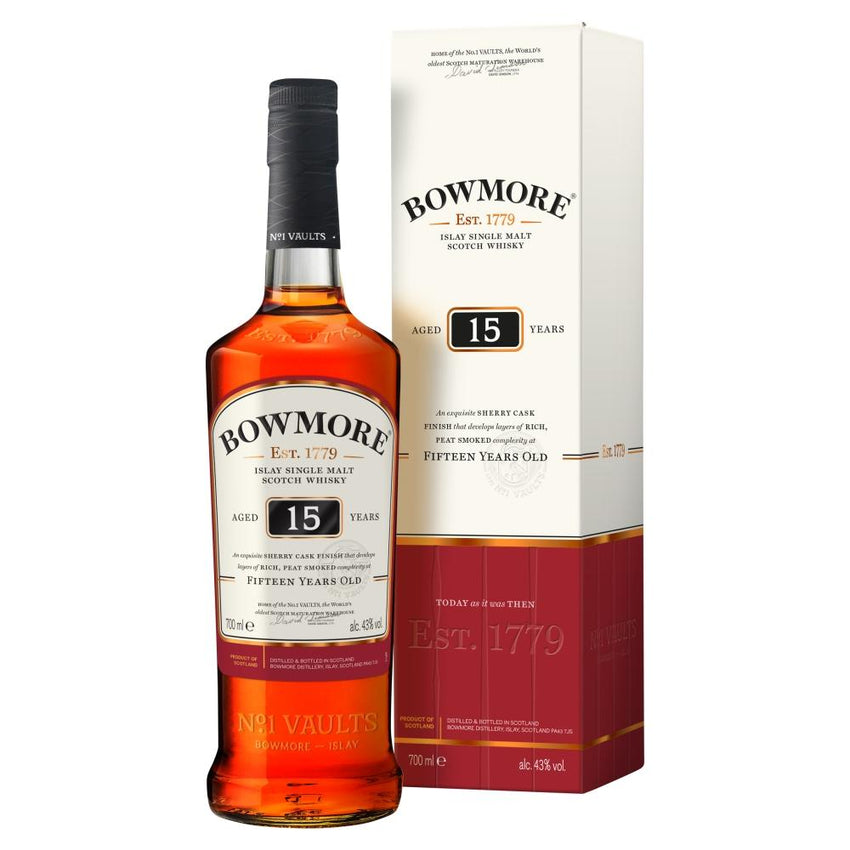 Bowmore 15 Year Old Single Malt Whisky 70cl