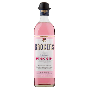 Brokers Pink Gin 70cl
