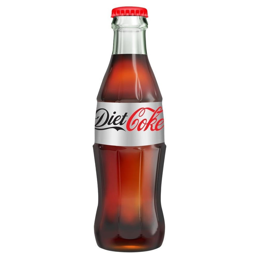 Diet Coke Glass Bottle 24 x 200ml