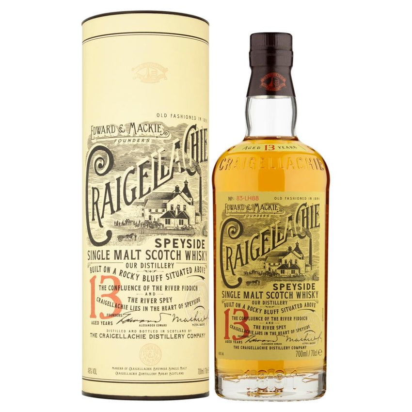 Craigellachie 13 Year Old Single Malt Whiskey 70cl