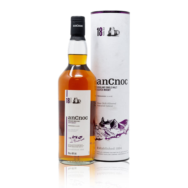 anCnoc 18 Year Old Highland Single Malt Scotch Whisky 70cl