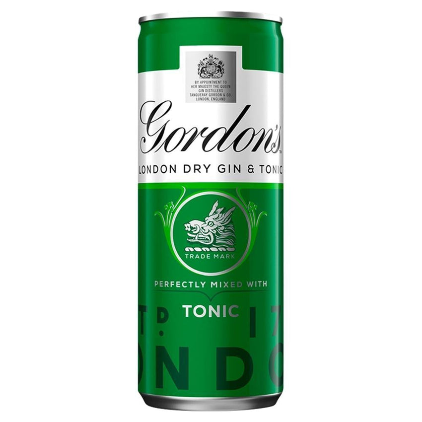 Gordon`s Gin With Tonic 12 x 250ml