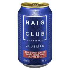 Haig Club Clubman and Cola 12 x 330ml