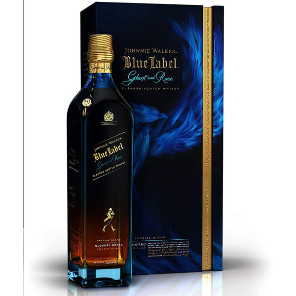 Johnnie Walker Blue Label Ghost and Rare Glenury Royal Blended Scotch Whisky, 70 cl