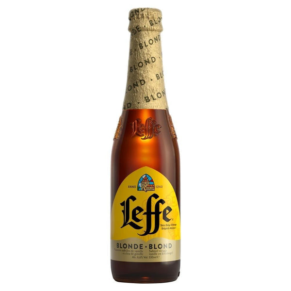 Leffe Blonde Abbey Beer Bottle 12 x 330ml