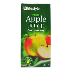 Lifestyle Pure Apple Juice 12 x 1ltr