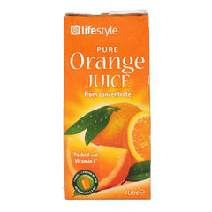 Lifestyle Value Orange Juice 12 x 1ltr