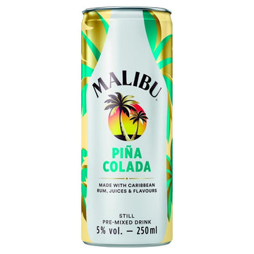 Malibu Coconut Rum & Pina Colada 12 x 250ml