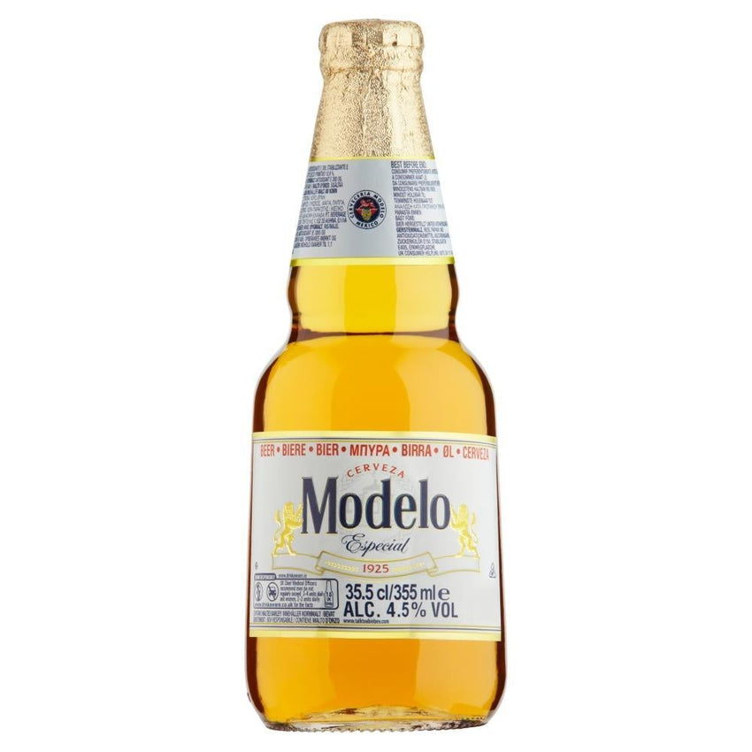 Modelo Especial Mexican Lager Beer Bottles 24 x 355ml