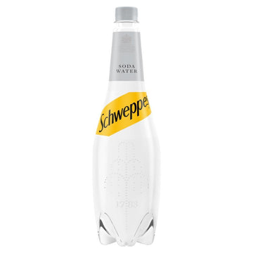 Schweppes Soda Water 6 x 1ltr