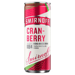 Smirnoff Vodka With Cranberry 12 x 250ml