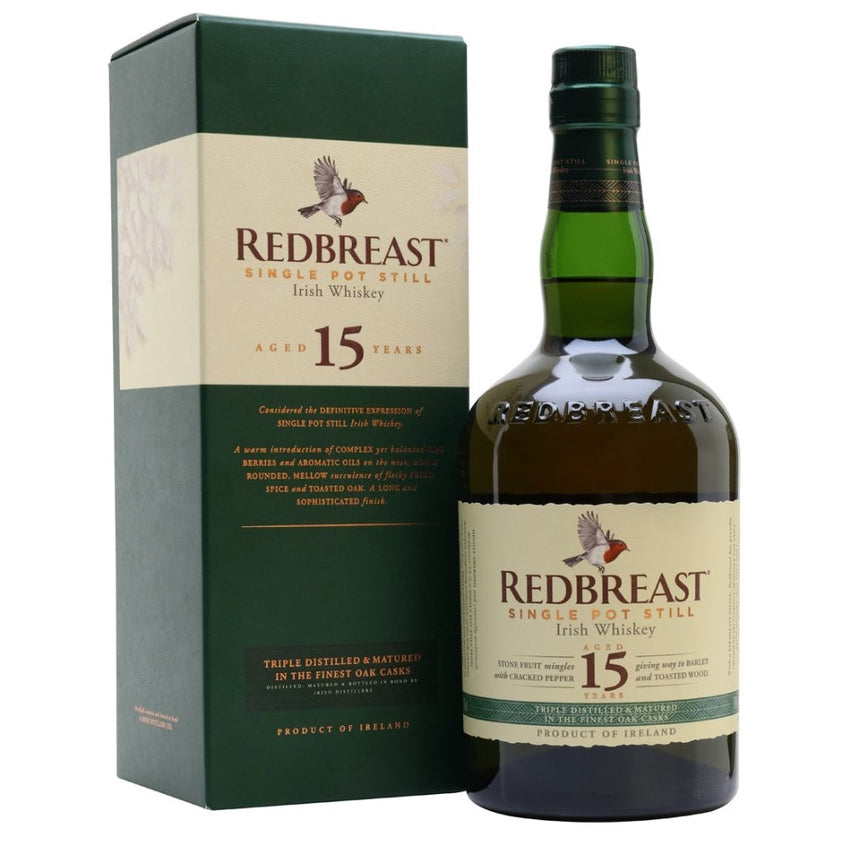 Redbreast 15 Year Old Irish Whiskey Gift Box 70cl