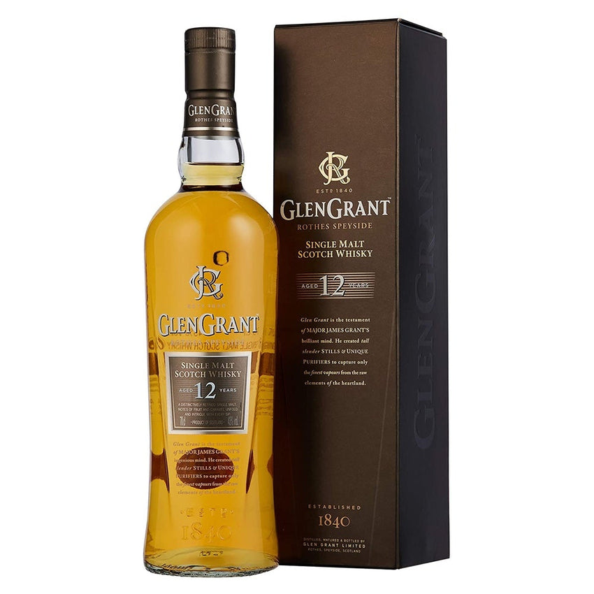 Glen Grant 12 Year Old Single Malt Speyside Scotch Whisky 70cl
