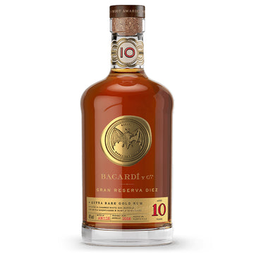 Bacardi Gran Reserva Diez 10 Year Old Dark Rum 70cl